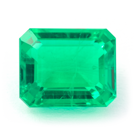 Lab Grown Colombian Emerald Octagon Cut 11x9mm 4.85-4.31ct Loose Gemstone