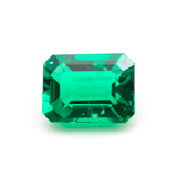 Lab Grown Colombian Emerald Octagon Cut 8x6mm 1.57-1.54ct Loose Gemstone