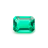 Lab Grown Colombian Emerald Octagon Cut 7x5mm 1.01-0.94ct Loose Gemstone
