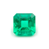 Lab Grown Colombian Emerald Octagon Cut 7x7mm 1.62-1.57ct Loose Gemstone