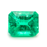 Lab Grown Colombian Emerald Octagon Cut 10x8mm 3.33-2.97ct Loose Gemstone