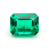 Lab Grown Colombian Emerald Octagon Cut 9x7mm 2.41ct Loose Gemstone