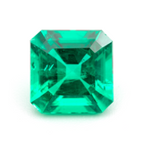 Lab Grown Colombian Emerald Octagon Cut 9x9mm 3.1ct Loose Gemstone