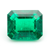 Lab Grown Colombian Emerald Octagon Cut 11x9mm 4.63ct Loose Gemstone