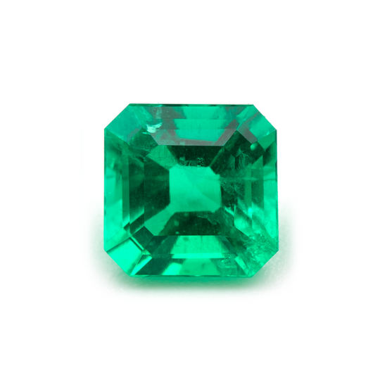 Lab Grown Colombian Emerald Octagon Cut 7x7mm 1.68-1.56ct Loose Gemstone
