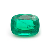Lab Grown Colombian Emerald Cushion Cut 9x7mm 2.09-2.2ct Loose Gemstone