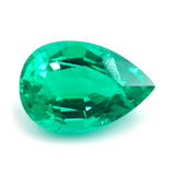 Lab Grown Colombian Emerald Pear Cut 12x8mm 2.9-3.12ct Loose Gemstone