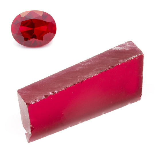 274ct Pigeon Blood Ruby (HDSM) Lab Grown Faceting Rough Stone