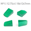 12.75-20.4ct 1pc Lab Grown Colombian Emerald with inclusions Faceting Rough Stone