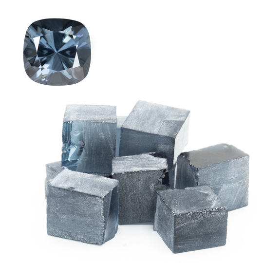 5.3-6.8gr 1 pcs Lab Grown Grey Garnet (YAG) Rough Stone