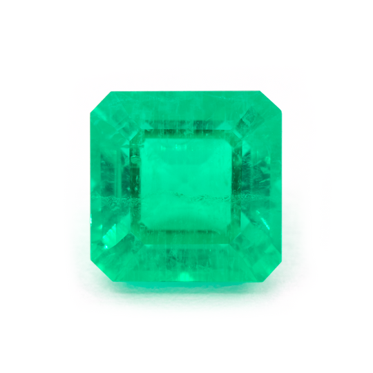 Lab Grown Colombian Emerald Octagon Cut 8x8mm 2.61-2.41ct Loose Gemstone