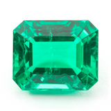 Lab Grown Colombian Emerald Octagon Cut 12x10mm 6.39-6.05ct Loose Gemstone