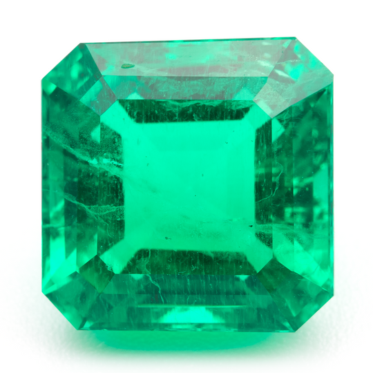 Lab Grown Colombian Emerald Octagon Cut 12x12mm 8.99-8.32ct Loose Gemstone