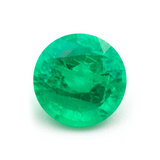 Lab Grown Colombian Emerald Round Cut 9mm 2.73-2.46ct Loose Gemstone