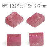 22.9-23.1ct 1pc Pigeon Blood Ruby (Czochralski) Lab Grown Faceting Rough Stone