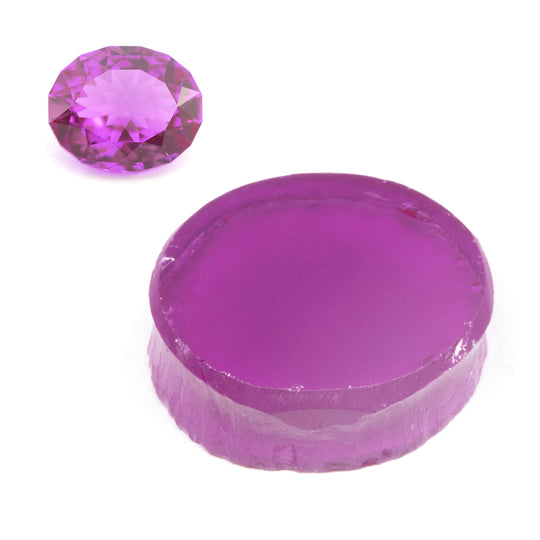 67ct Lab Grown Violet Spinel (Czochralski) Faceting Rough Stone