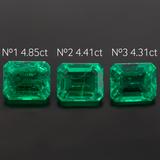 Lab Grown Colombian Emerald Octagon Cut 11x9mm 4.85-4.31ct Loose Gemstone