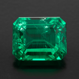 Lab Grown Colombian Emerald Octagon Cut 10x8mm 3.36ct Loose Gemstone
