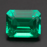 Lab Grown Colombian Emerald Octagon Cut 10x8mm 2.96ct Loose Gemstone