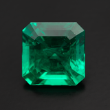 Lab Grown Colombian Emerald Octagon Cut 9x9mm 3.1ct Loose Gemstone