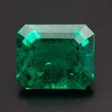 Lab Grown Colombian Emerald Octagon Cut 11x9mm 4.63ct Loose Gemstone