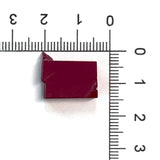 22.9-23.1ct 1pc Pigeon Blood Ruby (Czochralski) Lab Grown Faceting Rough Stone