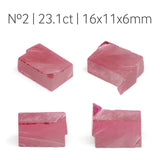 22.9-23.1ct 1pc Pigeon Blood Ruby (Czochralski) Lab Grown Faceting Rough Stone
