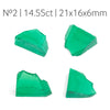 12.75-20.4ct 1pc Lab Grown Colombian Emerald with inclusions Faceting Rough Stone