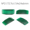 72.4-74.9ct 1pc Lab Grown Zambian Emerald with inclusions Faceting Rough Stone
