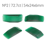 72.4-74.9ct 1pc Lab Grown Zambian Emerald with inclusions Faceting Rough Stone