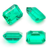 Lab Grown Colombian Emerald Octagon Cut 12x9mm 5.15ct Loose Gemstone