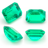 Lab Grown Colombian Emerald Octagon Cut 9x7mm 2.41ct Loose Gemstone