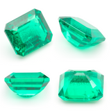 Lab Grown Colombian Emerald Octagon Cut 11x9mm 4.63ct Loose Gemstone