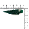 14.55-23.5ct 1pc Lab Grown Zambian Emerald with inclusions Faceting Rough Stone