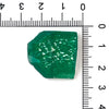 12.75-20.4ct 1pc Lab Grown Colombian Emerald with inclusions Faceting Rough Stone