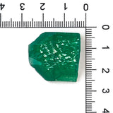 12.75-20.4ct 1pc Lab Grown Colombian Emerald with inclusions Faceting Rough Stone