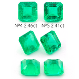Lab Grown Colombian Emerald Octagon Cut 8x8mm 2.61-2.41ct Loose Gemstone