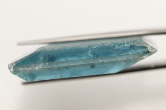 42.18ct Hydrothermal Beryl Blue Aquamarine Collectible Crystal Lab Created Rough