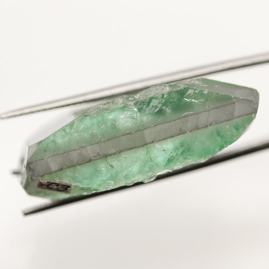 23.7ct Hydrothermal Beryl Green Aquamarine Collectible Crystal Lab Created Rough