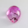 15.34ct Bi-Color Pink/White Sapphire Pear Cabochon 18x11 Lab Created