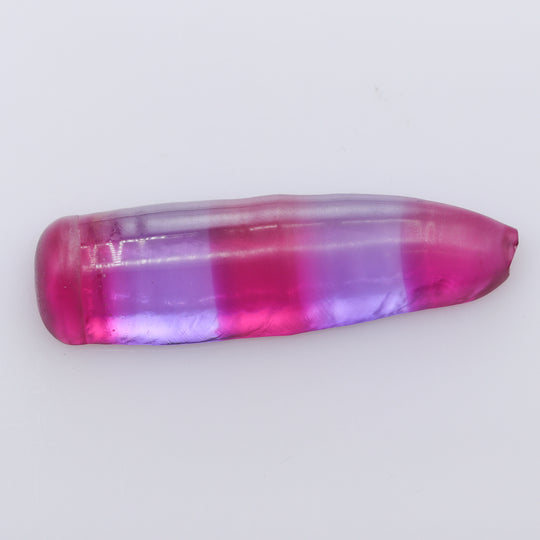 16gr Recrystallized Bi-Color Blue/Red Sapphire Lab Created Faceting Rough