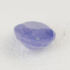 0.74ct Recrystallized Opaque Blue Sapphire Round 5x5 Lab Created