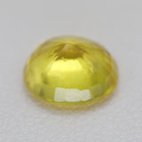 2.68ct Recrystallized Yellow Sapphire (Hydrothermal) Oval 8.5x7.5 Lab Created