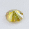 1.99ct Recrystallized Rutile Radiant Yellow Round 7.5 mm Lab Created Loose Stone