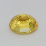 2.38ct Recrystallized Yellow Sapphire (Hydrothermal) Oval 8.5x7 Lab Created