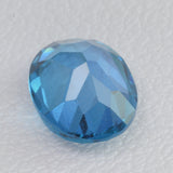 1.68ct Recrystallized Blue Sapphire (Hydrothermal) Oval 8x6 Lab Created