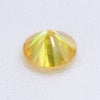 1.52ct Recrystallized Rutile Radiant Yellow Round 6.5 mm Lab Created Loose Stone