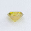 0.8ct Recrystallized Rutile Radiant Yellow Round 5.3 mm Lab Created Loose Stone