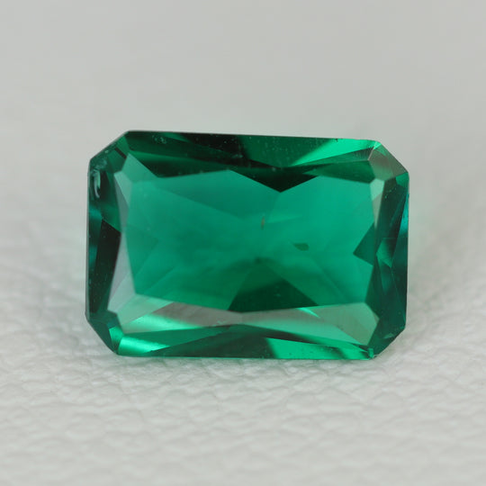 0.6-0.8ct 1pc Zambian Hydrothermal Emerald Lab Created Loose Stone