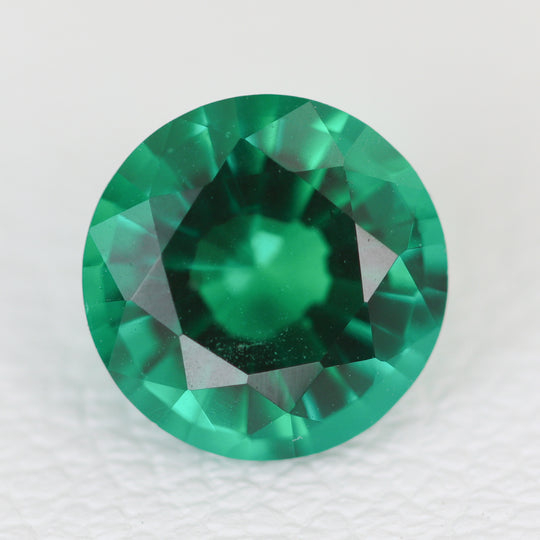 0.7-0.9ct 1pc Zambian Hydrothermal Emerald Lab Created Loose Stone